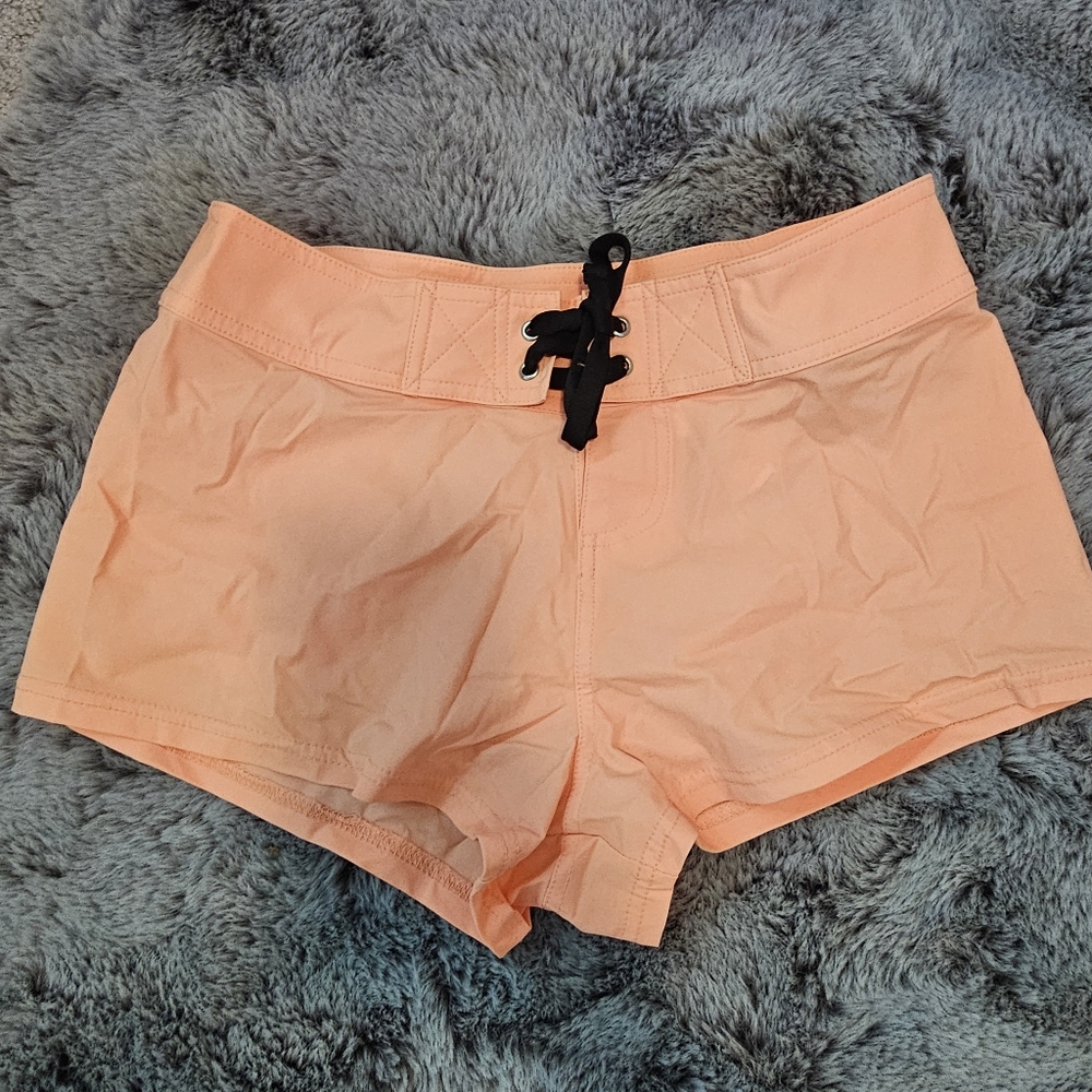 Forever 21 Orange Swim Shorts/cover Up XS